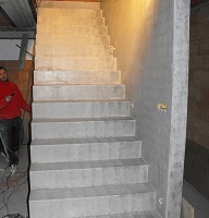 Изготовление бетонной лестницы 2